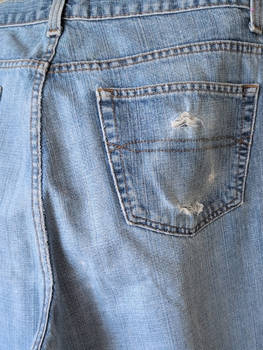 Vintage Y2K Claiborne Light Blue Straight Men’s Jeans 36 X 34 - Picture 5 of 8